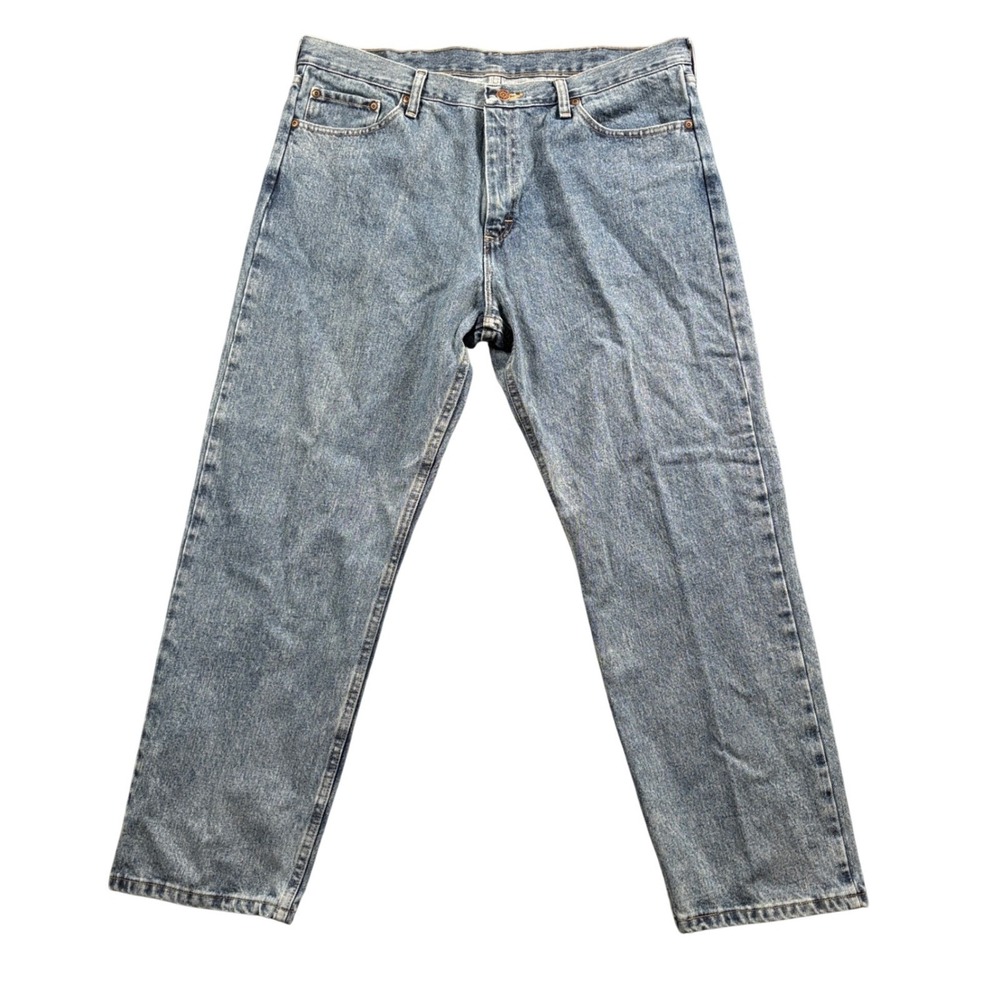 Wrangler‎ Cowboy Workwear Relaxed Fit Jeans Mens 38x28 Blue Western Denim